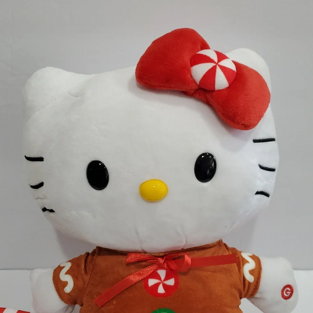 Hello Kitty‎ gingerbread theme musical animated dancing  plushie Xmas decor new